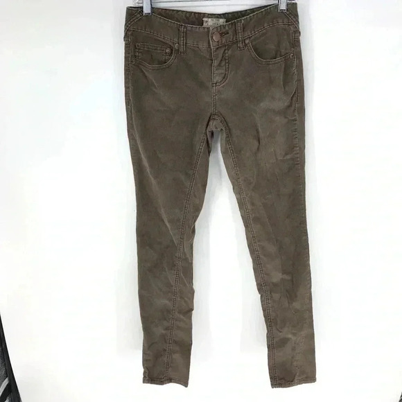 Free People Fine wale corduroy skinny pants - Picture 1 of 6